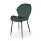 Krzesło tapicerowane K538 VELVET zielone glamour I sklep meblowy MIRAT. styl GLAMOUR, LOFT