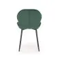 Krzesło tapicerowane K538 VELVET zielone glamour I sklep meblowy MIRAT. styl GLAMOUR, LOFT
