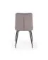 Krzesło tapicerowane K539 VELVET szare w stylu loftowym I sklep meblowy MIRAT.