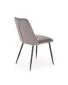 Krzesło tapicerowane K539 VELVET szare w stylu loftowym I sklep meblowy MIRAT.