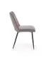 Krzesło tapicerowane K539 VELVET szare w stylu loftowym I sklep meblowy MIRAT.
