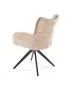 Krzesło tapicerowane K540 beżowe obracane z podłokietnikami I sklep meblowy MIRAT. styl LOFT