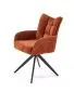 Krzesło tapicerowane K540 cynamonowe obracane 360° I sklep meblowy MIRAT. styl LOFT