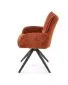 Krzesło tapicerowane K540 cynamonowe obracane 360° I sklep meblowy MIRAT. styl LOFT