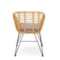 Krzesło rattanowe K541 naturalne/szare rattanowe I sklep meblowy MIRAT.