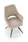 Krzesło tapicerowane K542 beżowe obracane z podłokietnikami I sklep meblowy MIRAT. styl LOFT