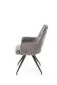 Krzesło tapicerowane K542 szare obracane z podłokietnikami I sklep meblowy MIRAT.