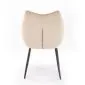 Krzesło tapicerowane K543 beżowe na metalowych nogach I sklep meblowy MIRAT. styl LOFT