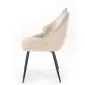 Krzesło tapicerowane K543 beżowe na metalowych nogach I sklep meblowy MIRAT. styl LOFT