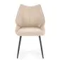 Krzesło tapicerowane K543 beżowe na metalowych nogach I sklep meblowy MIRAT. styl LOFT