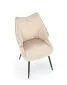 Krzesło tapicerowane K543 beżowe na metalowych nogach I sklep meblowy MIRAT. styl LOFT