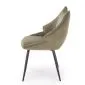 Krzesło tapicerowane K543 oliwkowe do jadalni I sklep meblowy MIRAT. styl LOFT
