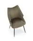 Krzesło tapicerowane K543 oliwkowe do jadalni I sklep meblowy MIRAT. styl LOFT