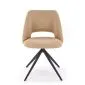 Krzesło tapicerowane K546 beżowe obracane 180° I sklep meblowy MIRAT. styl LOFT