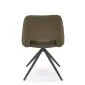 Krzesło tapicerowane K546 oliwkowe obracane do salonu I sklep meblowy MIRAT. styl LOFT