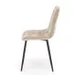 Krzesło tapicerowane K547 beżowe pikowane I sklep meblowy MIRAT. styl LOFT