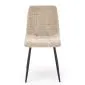Krzesło tapicerowane K547 beżowe pikowane I sklep meblowy MIRAT. styl LOFT
