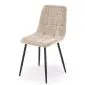 Krzesło tapicerowane K547 beżowe pikowane I sklep meblowy MIRAT. styl LOFT