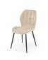 Krzesło tapicerowane K548 beżowe pikowane I sklep meblowy MIRAT. styl LOFT