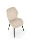 Krzesło tapicerowane K548 beżowe pikowane I sklep meblowy MIRAT. styl LOFT