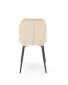 Krzesło tapicerowane K548 beżowe pikowane I sklep meblowy MIRAT. styl LOFT