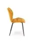 Krzesło tapicerowane K548 musztardowe do jadalni I sklep meblowy MIRAT. styl LOFT