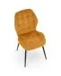 Krzesło tapicerowane K548 musztardowe do jadalni I sklep meblowy MIRAT. styl LOFT