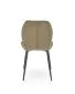 Krzesło tapicerowane K548 oliwkowe na metalowych nogach I sklep meblowy MIRAT. styl LOFT