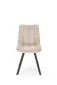 Krzesło tapicerowane K549 beżowe na metalowych nogach I sklep meblowy MIRAT. styl LOFT