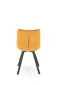 Krzesło tapicerowane K549 musztardowe pikowane I sklep meblowy MIRAT. styl LOFT