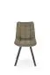 Krzesło tapicerowane K549 oliwkowe w stylu loftowym I sklep meblowy MIRAT. styl LOFT