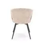 Krzesło tapicerowane K550 beżowe/czarne obracane do salonu I sklep meblowy MIRAT.
