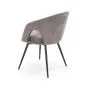 Krzesło tapicerowane K550 szare/czarne obracane w stylu loftowym I sklep meblowy MIRAT.