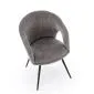 Krzesło tapicerowane K550 szare/czarne obracane w stylu loftowym I sklep meblowy MIRAT.