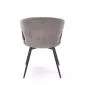 Krzesło tapicerowane K550 szare/czarne obracane w stylu loftowym I sklep meblowy MIRAT.