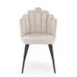 Krzesło tapicerowane K552 beżowe glamour I sklep meblowy MIRAT. styl GLAMOUR