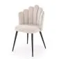 Krzesło tapicerowane K552 beżowe glamour I sklep meblowy MIRAT. styl GLAMOUR