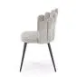 Krzesło tapicerowane K552 szare muszelka I sklep meblowy MIRAT. styl GLAMOUR