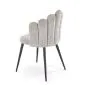 Krzesło tapicerowane K552 szare muszelka I sklep meblowy MIRAT. styl GLAMOUR