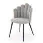 Krzesło tapicerowane K552 szare muszelka I sklep meblowy MIRAT. styl GLAMOUR