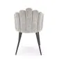 Krzesło tapicerowane K552 szare muszelka I sklep meblowy MIRAT. styl GLAMOUR