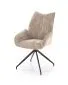 Krzesło tapicerowane K553 beżowe obracane na metalowych nogach I sklep meblowy MIRAT. styl LOFT