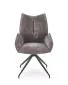 Krzesło tapicerowane K553 szare obracane 360° I sklep meblowy MIRAT. styl LOFT