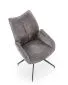 Krzesło tapicerowane K553 szare obracane 360° I sklep meblowy MIRAT. styl LOFT