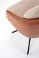 Krzesło tapicerowane K554 brązowe/beżowe obracane o 180° I sklep meblowy MIRAT. styl LOFT