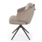 Krzesło tapicerowane K554 szare obracane z ekoskóry I sklep meblowy MIRAT. styl LOFT