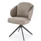 Krzesło tapicerowane K554 szare obracane z ekoskóry I sklep meblowy MIRAT. styl LOFT