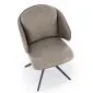 Krzesło tapicerowane K554 szare obracane z ekoskóry I sklep meblowy MIRAT. styl LOFT