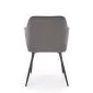Krzesło tapicerowane K558 VELVET szare z podłokietnikami I sklep meblowy MIRAT.
