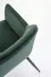 Krzesło tapicerowane K558 VELVET zielone na metalowych nogach I sklep meblowy MIRAT.
